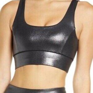 IVL Black Metallic Sports Bra